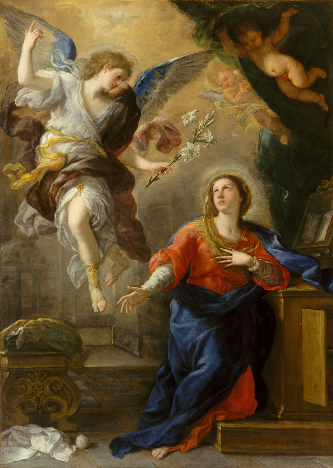 Luca Giordano - The Annunciation