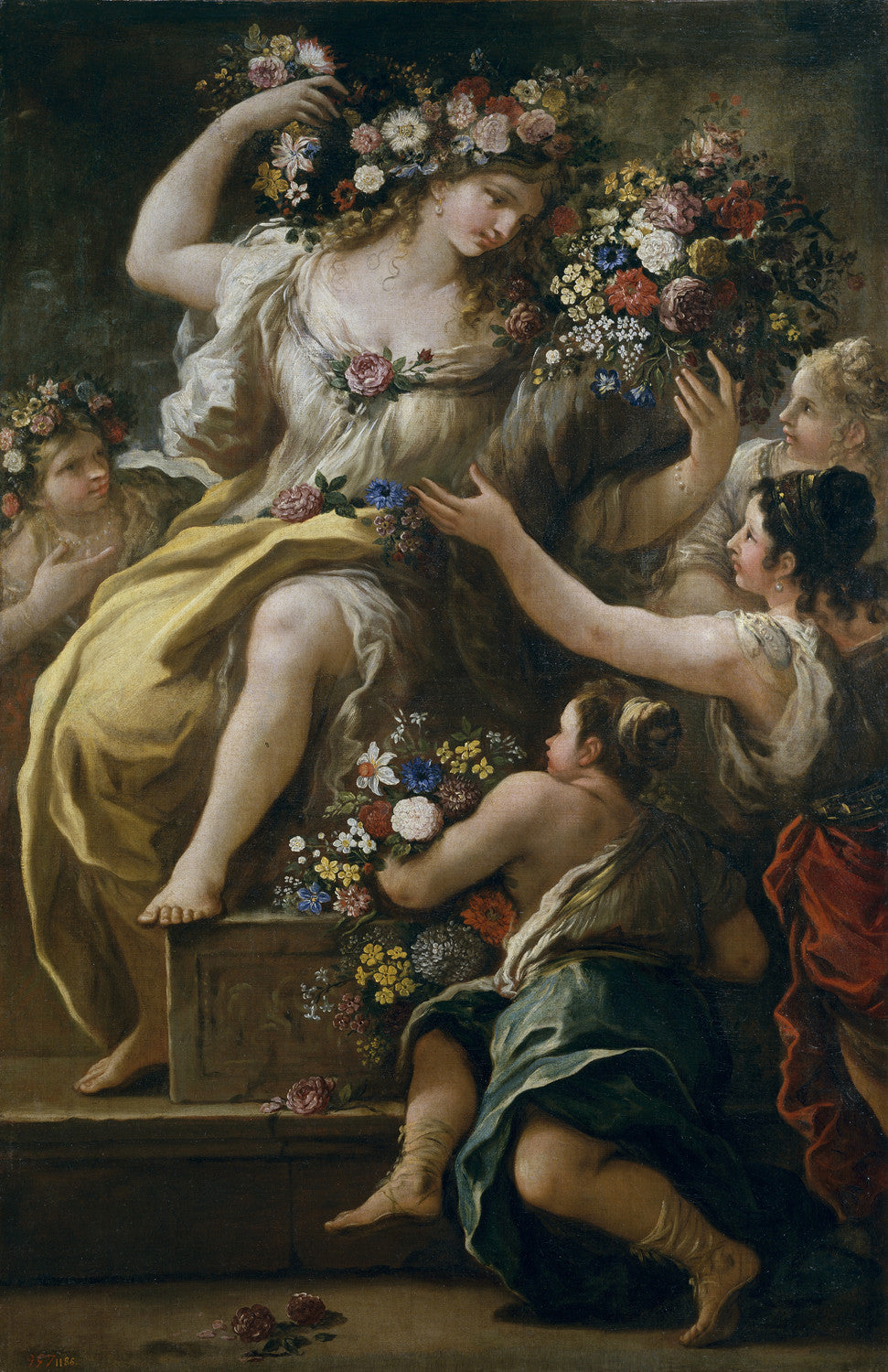 Luca Giordano - The Goddess Flora