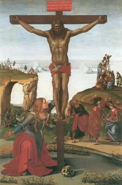 Luca Signorelli - Crucifixion with Mary Magdalen
