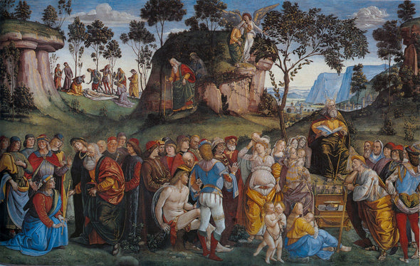Luca Signorelli - Moses's Testament and Death - Sistine Chapel