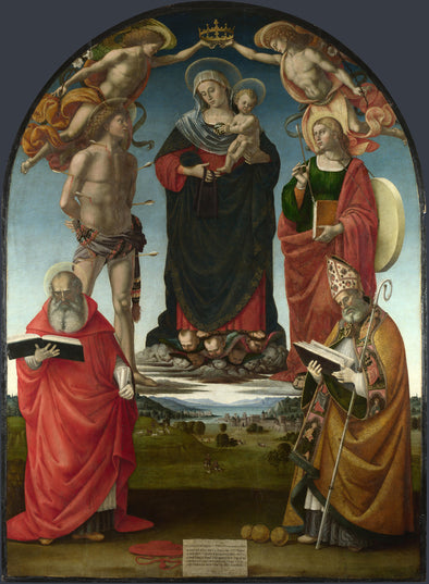 Luca Signorelli - The Virgin And Child With Saints