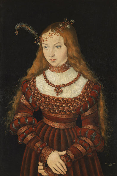 Lucas Cranach the Elder - Portrait of Princess Sibylle of Cleve