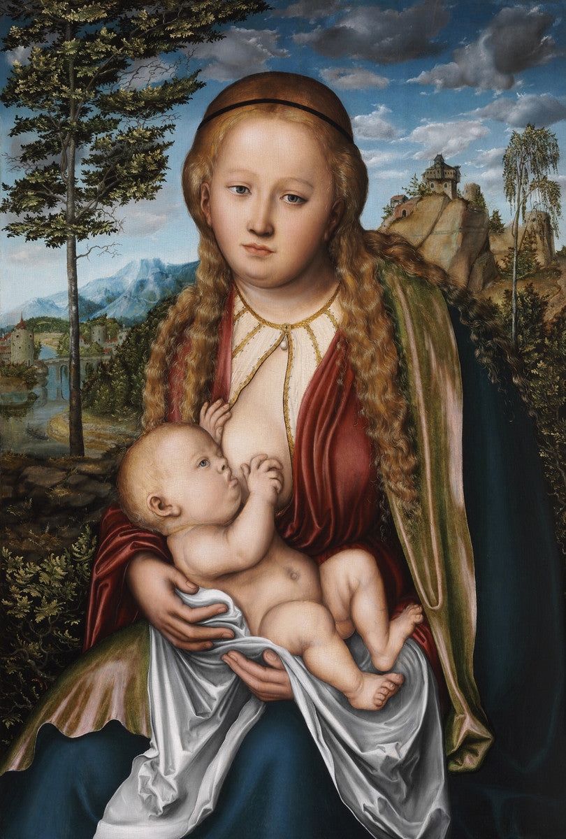 Lucas Cranach the Elder - The Virgin Giving Suck