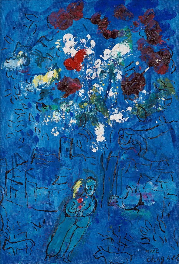 Marc Chagall - Le Bouquet Au Dessus De Vence