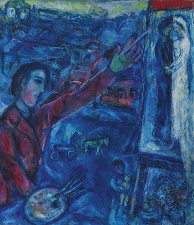 Marc Chagall - Le Peintre Devant Le Chevalet