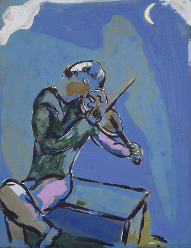 Marc Chagall - Le Violoniste Bleu