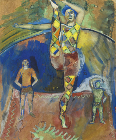 Marc Chagall - Les Trois Acrobates