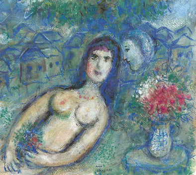 Marc Chagall - Nu Incline