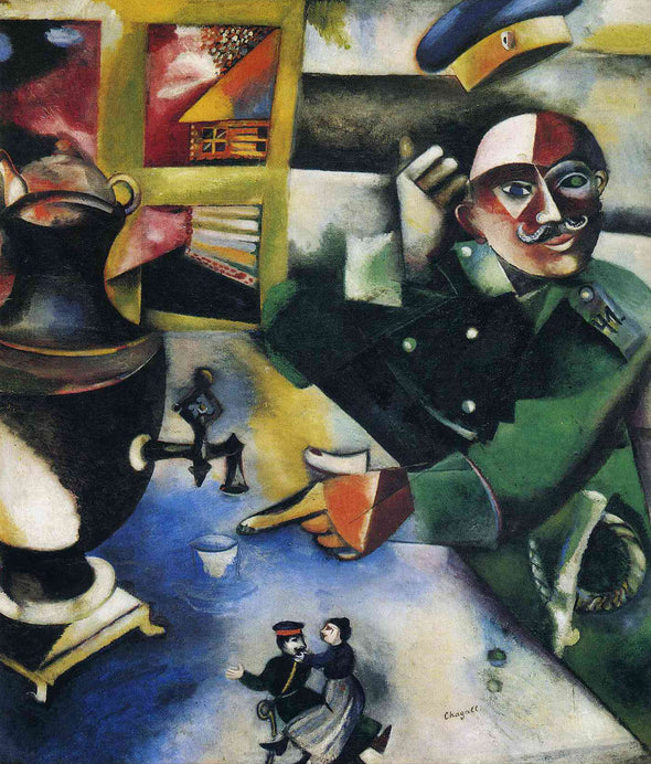 Marc Chagall - The Soldier Drinks