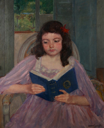 Mary Cassatt - Françoise in a Round Backed Chair Reading