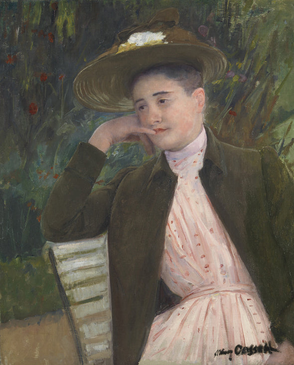 Mary Cassatt - Young Girl with a Brown Hat