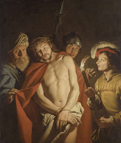 Matthias Stom - Ecce Homo Jesus ??Christ with Crown of Thorns