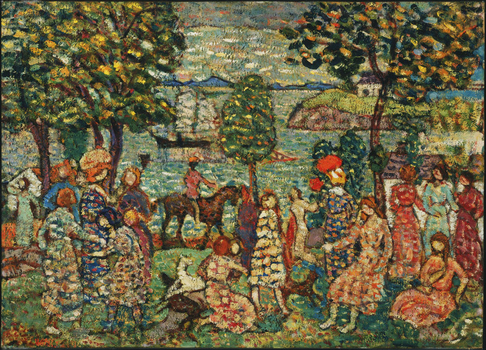 Maurice Brazil Prendergast - Fantasy-Reproduction-Get Custom Art