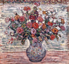 Maurice Brazil Prendergast - Flowers in a Vase (Zinnias)