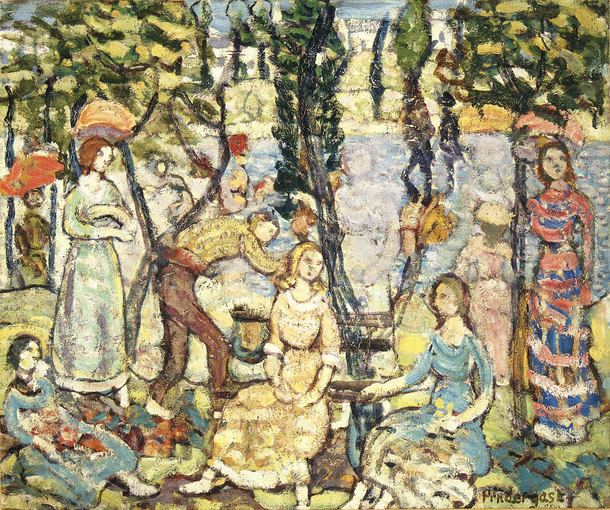 Maurice Brazil Prendergast - Group of Figures