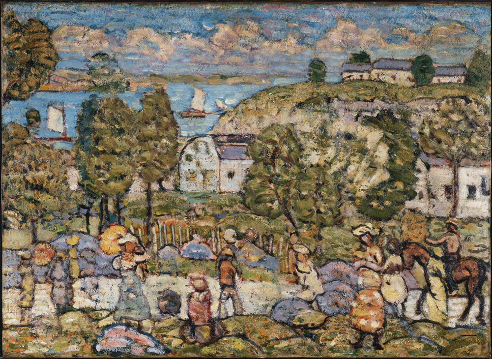 Maurice Brazil Prendergast - Landscape Near Nahant-Reproduction-Get Custom Art