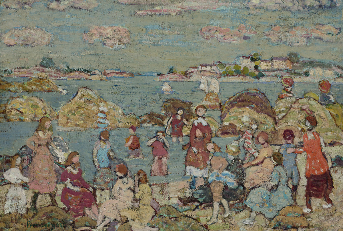Maurice Brazil Prendergast - The Seashore-Reproduction-Get Custom Art