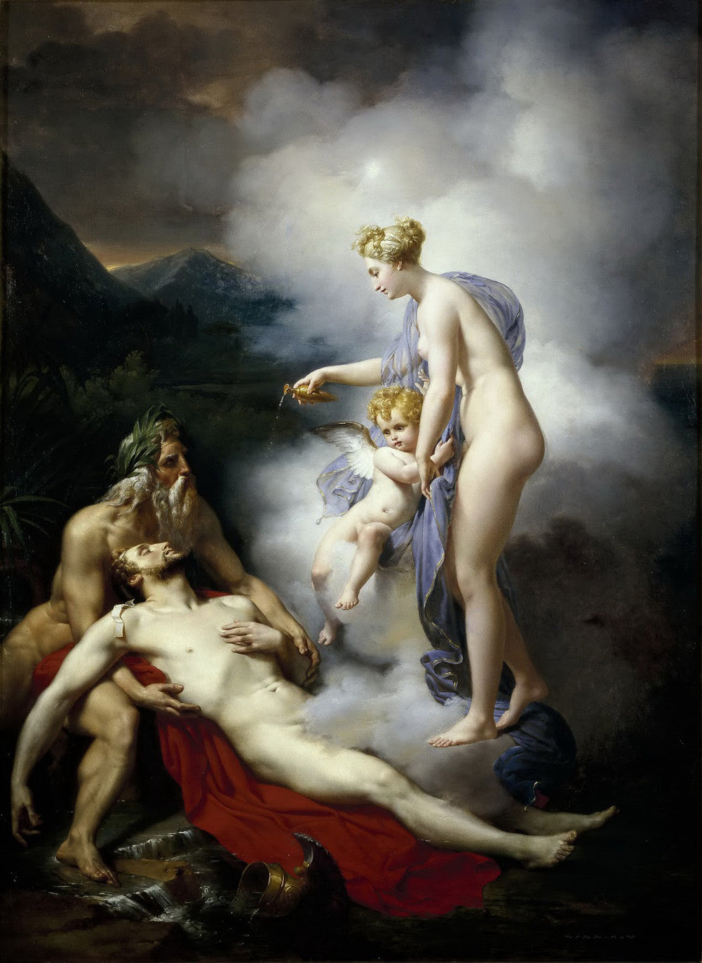 Merry-Joseph Blondel - Venus Healing Aeneas-Reproduction-Get Custom Art