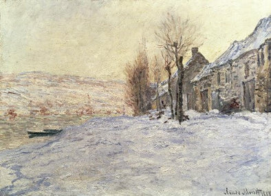 Monet - Lavacourt Sunshine and Snow