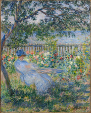 Monet - La Terrasse à Vétheuil-Reproduction-Get Custom Art