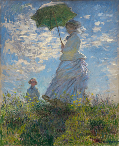 Monet - Woman with a Parasol