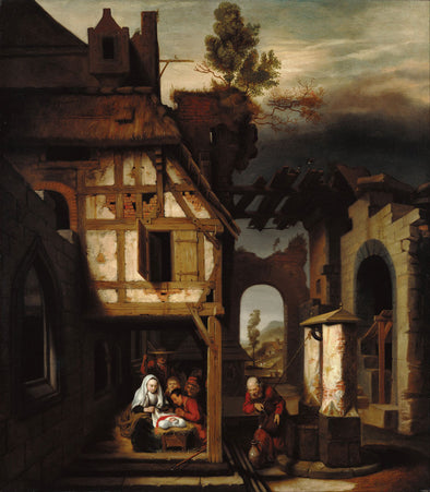 Nicolaes Maes - Adoration of the Shepherds