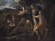 Nicolas Poussin - Apollo and Daphne-Reproduction-Get Custom Art