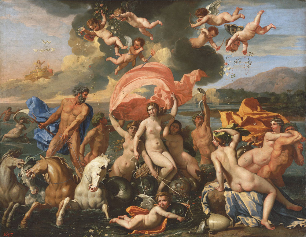 Nicolas Poussin - The Birth of Venus-Reproduction-Get Custom Art
