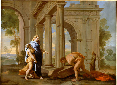 Nicolas Poussin - Theseus Finding His Father's Sword