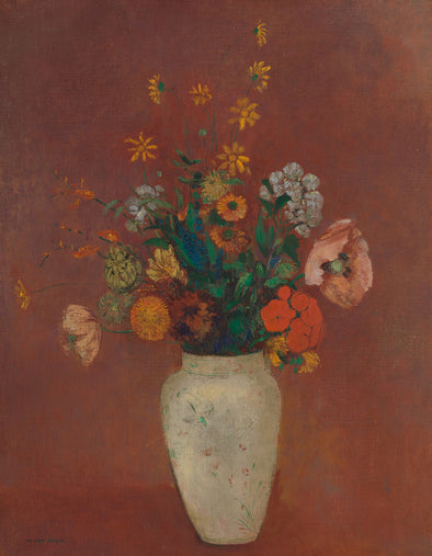 Odilon Redon - Bouquet in a Chinese Vase