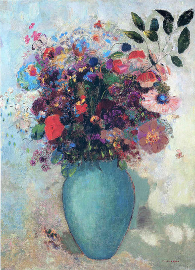 Odilon Redon - Flowers in a Turquoise Vase