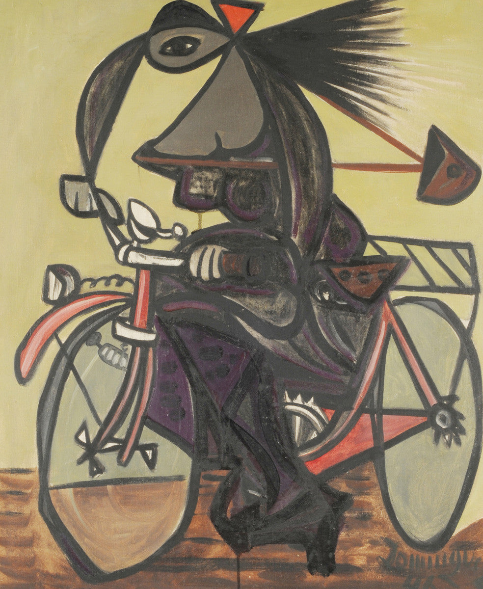 Oscar Dominguez - La Ciclista-Reproduction-Get Custom Art