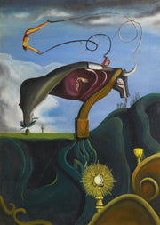 Oscar Dominguez - Toro y Torero-Reproduction-Get Custom Art