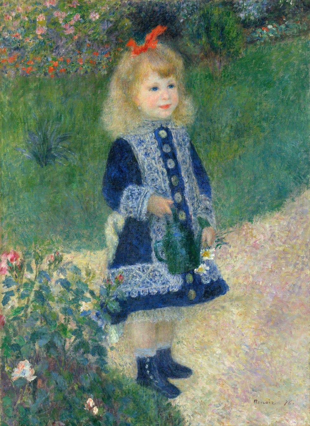 Pierre-Auguste Renoir - A Girl with a Watering Can