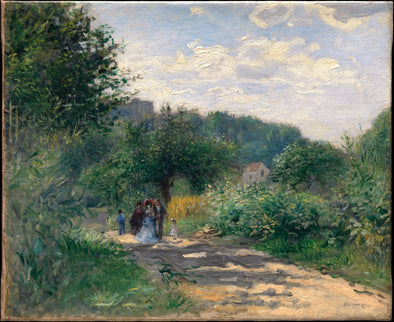 Pierre-Auguste Renoir - A Road in Louveciennes