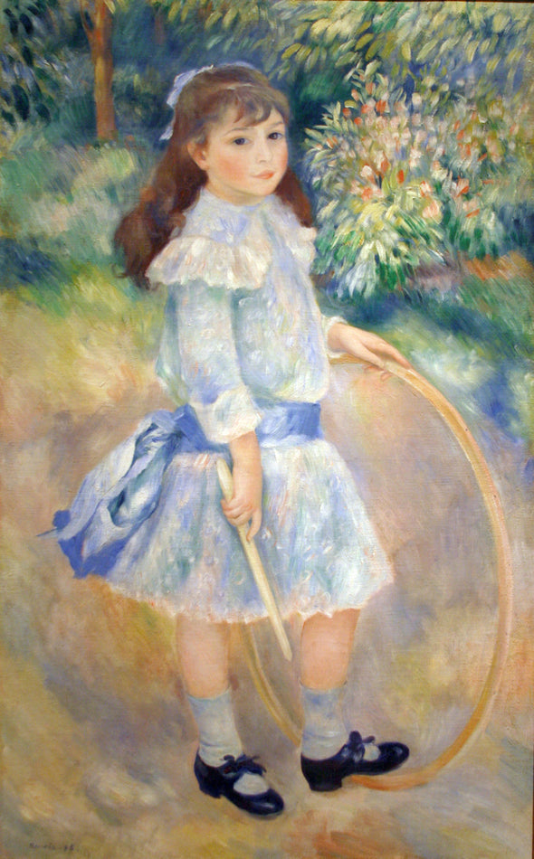 Pierre-Auguste Renoir - Girl with a Hoop