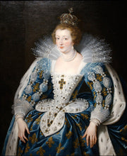 Peter Paul Rubens - Portrait of Anna of Austria, Queen of France-Reproduction-Get Custom Art