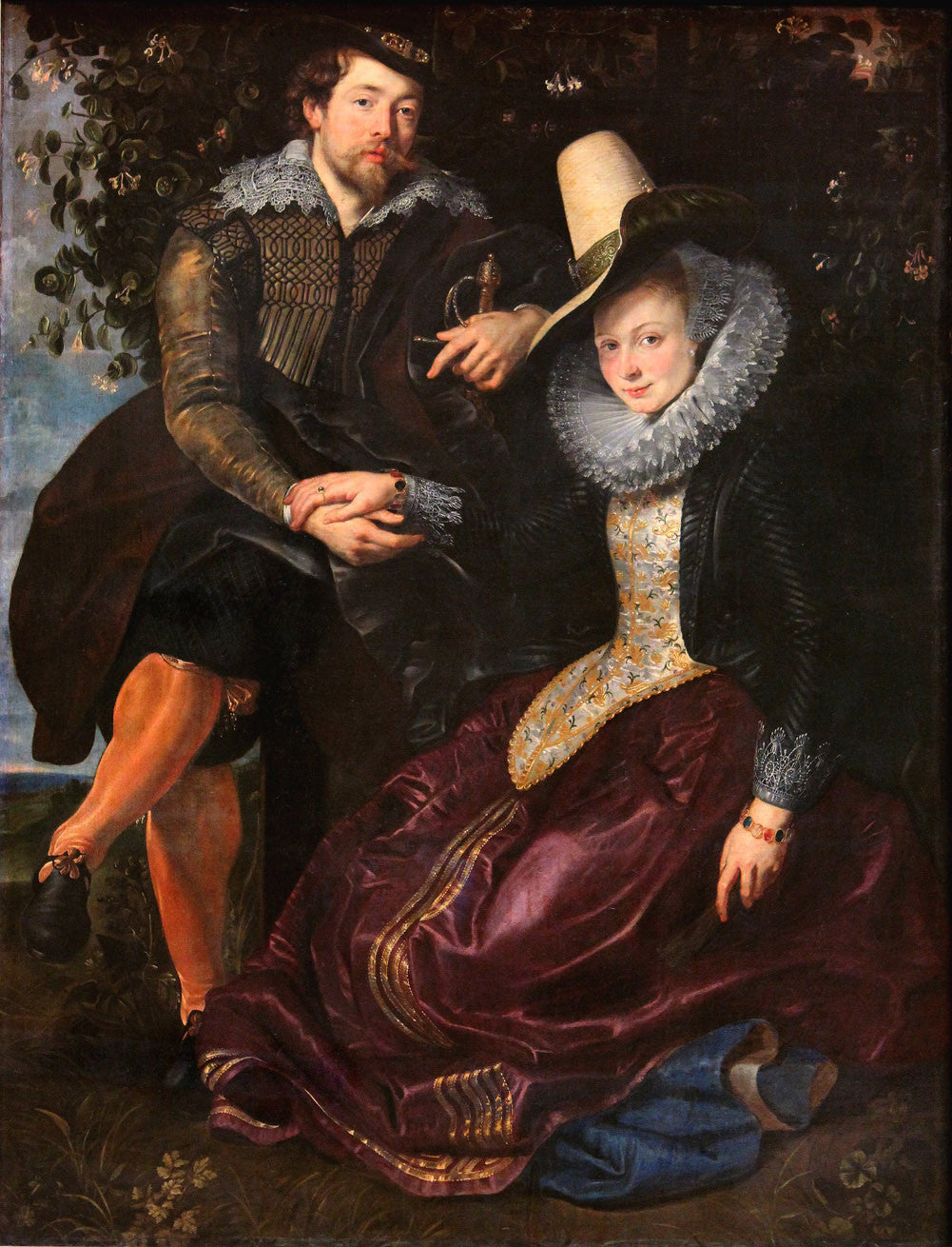 Peter Paul Rubens - The Honeysuckle Bower-Reproduction-Get Custom Art