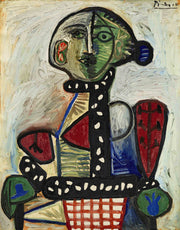 Pablo Picasso - Femme Au Chignon Dans Un Fauteuil-Reproduction-Get Custom Art