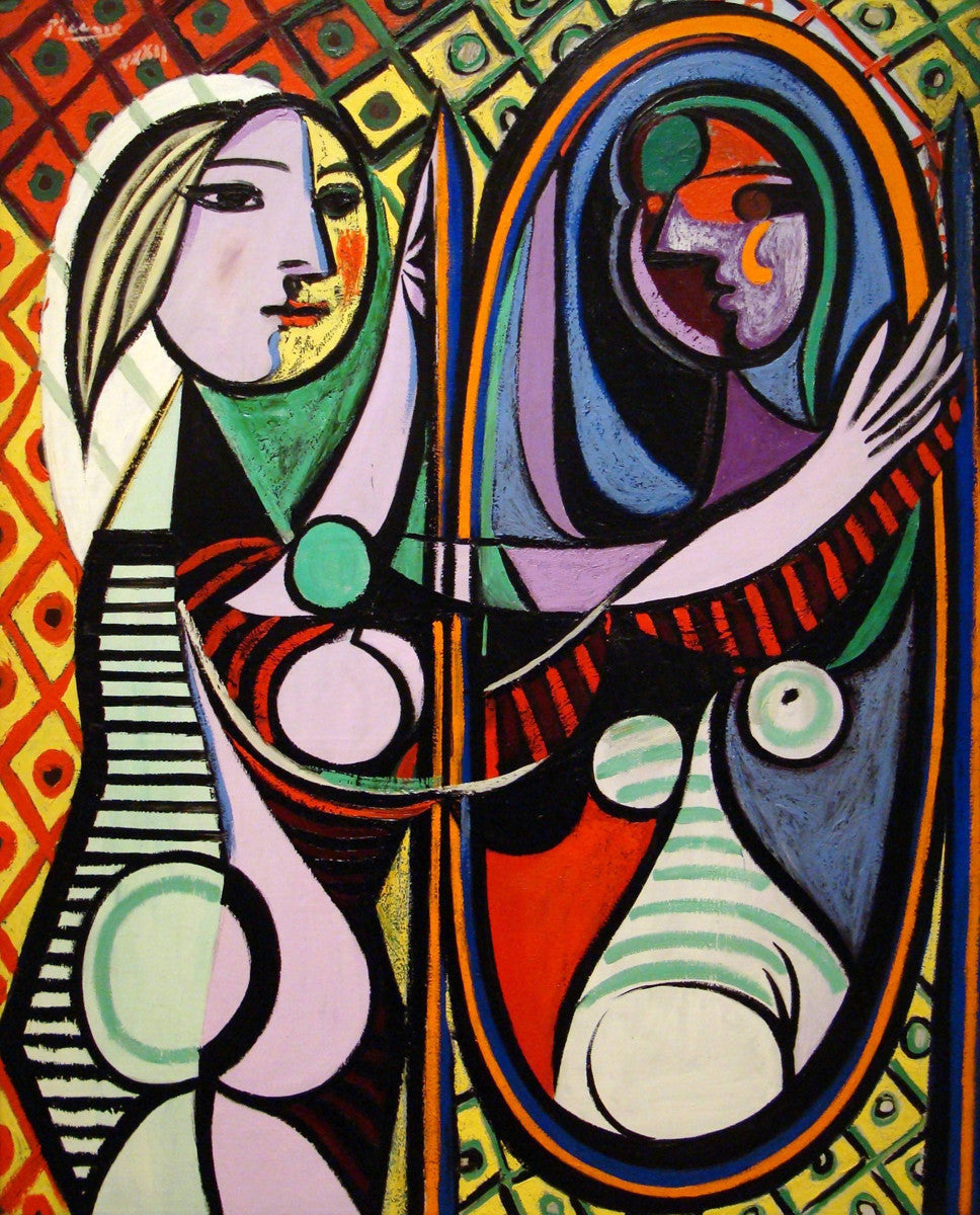 Pablo Picasso - Girl Before a Mirror-Reproduction-Get Custom Art
