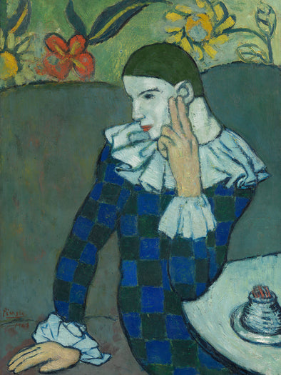 Pablo Picasso - Seated Harlequin
