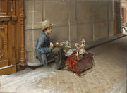 Pascal Dagnan-Bouveret - Young Savoyard Eating under a Door