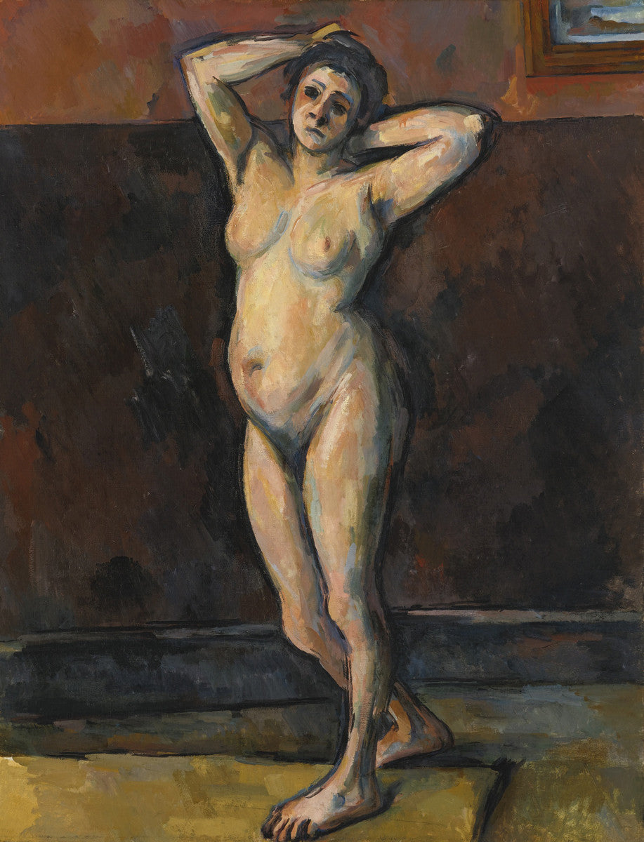 Paul Cézanne - Femme Nue Debout-Reproduction-Get Custom Art
