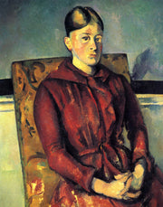 Paul Cézanne - Madame Cézanne in a Yellow Chair-Reproduction-Get Custom Art
