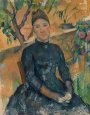 Paul Cézanne - Madame Cézanne in the Conservatory-Reproduction-Get Custom Art