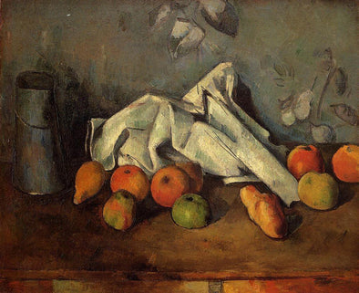 Paul Cézanne - Milk Can and Apples