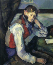 Paul Cézanne - The Boy in the Red Vest-Reproduction-Get Custom Art
