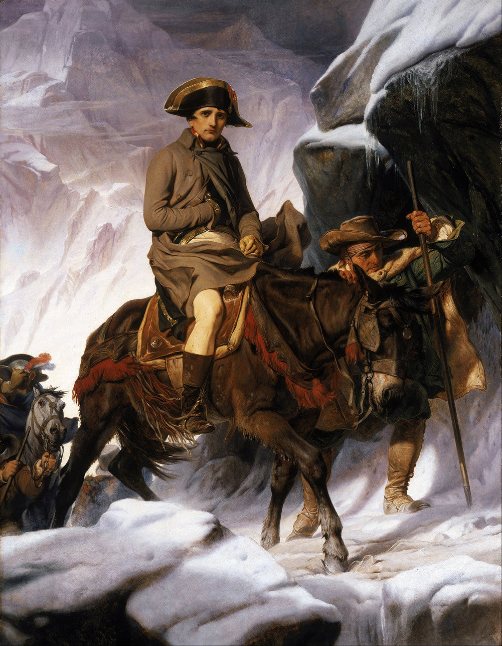 Paul Delaroche - Bonaparte Crossing the Alps-Reproduction-Get Custom Art