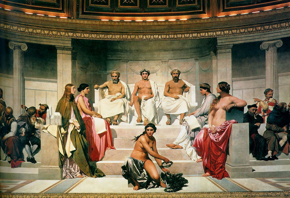 Paul Delaroche - Hémicycle (Central Section)-Reproduction-Get Custom Art