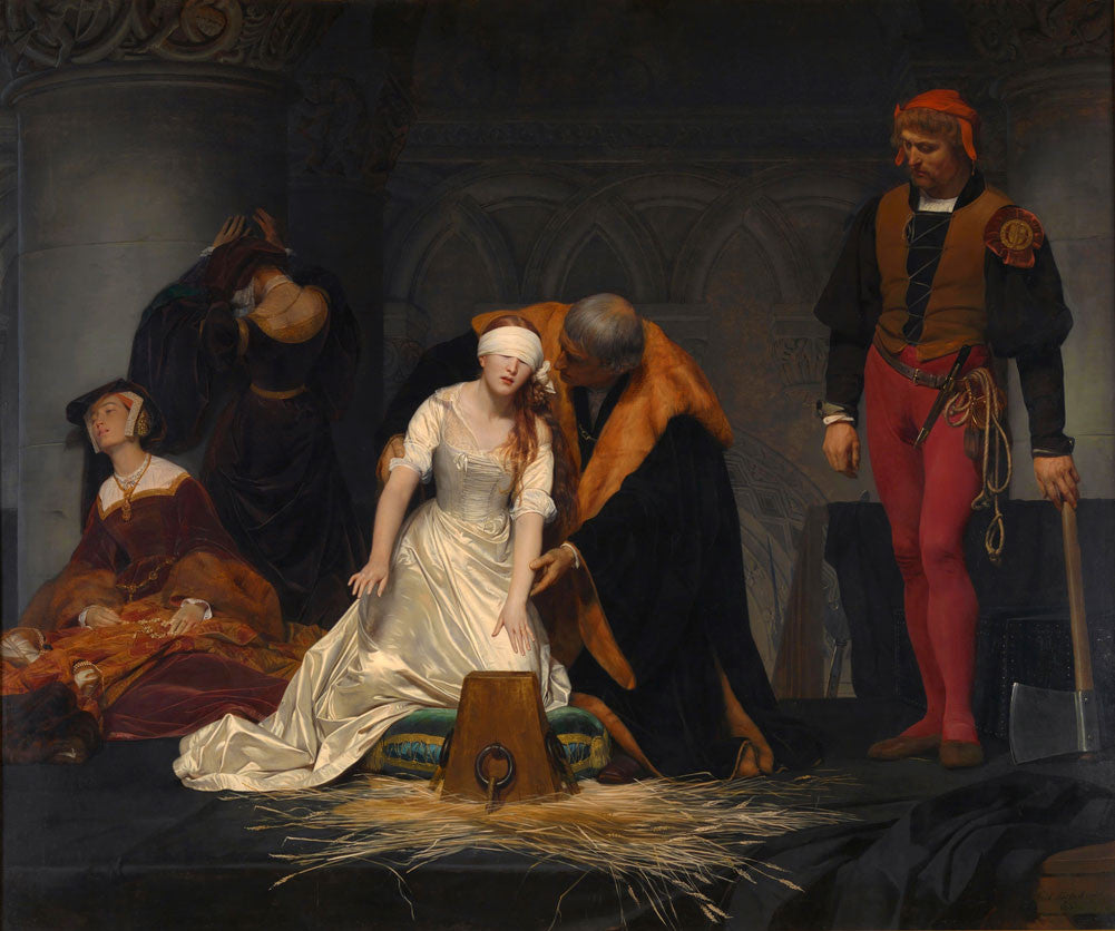 Paul Delaroche - The Execution of Lady Jane Grey-Reproduction-Get Custom Art